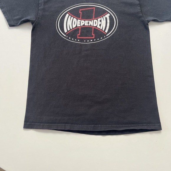 Vintage Independent Truck Company Skateboard T Shirt Mens Size S Black - Picture 7 of 8